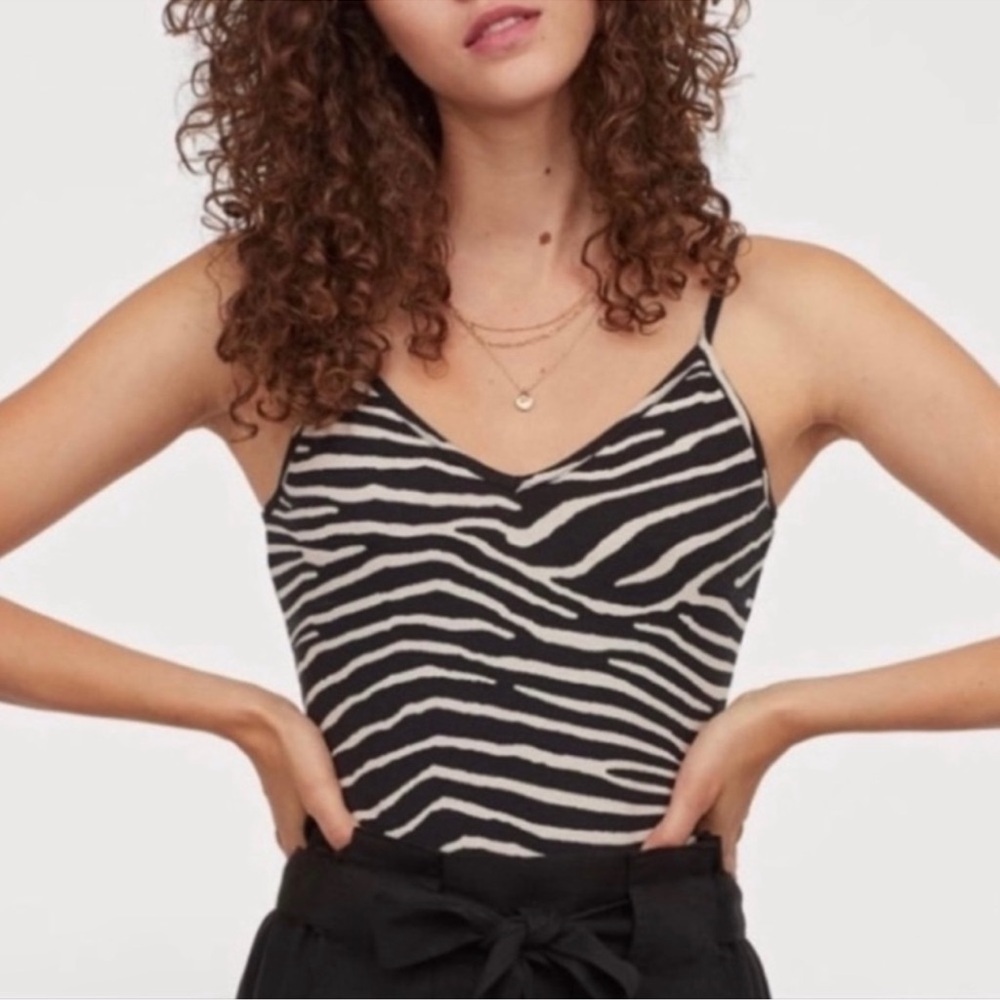 H&M Zebra Print Bodysuit